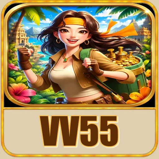 Pratinjau visual kanal unduhan vv55 APK resmi 512×512